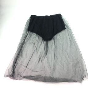 Women's Black Tutu Style Skirt Sz XXXL K408